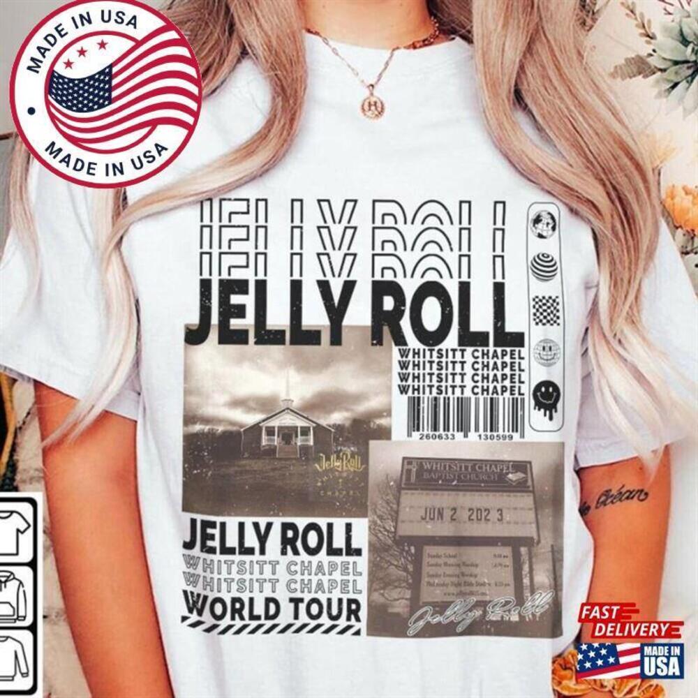 Jelly Roll Music Shirt Retro Classic Unisex